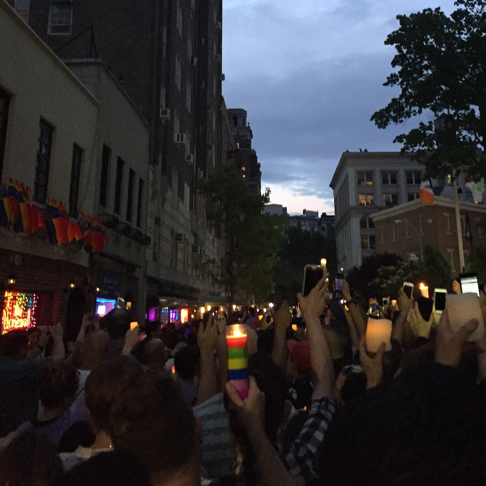 Vigil at the Stonewall Inn