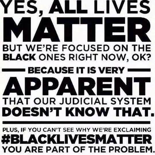 All lives matter. But America needs to prove it believes that black lives matter.