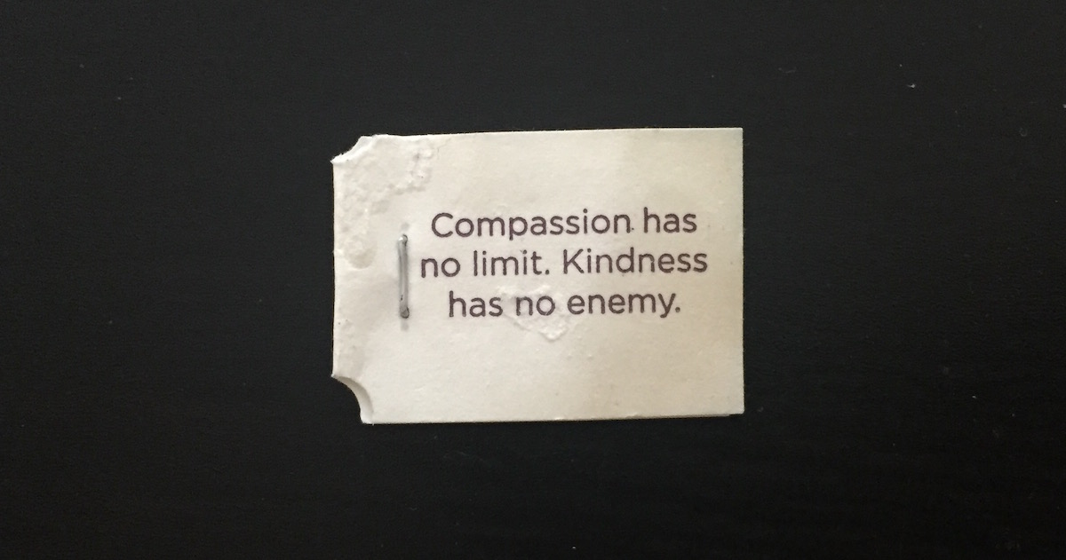 Collective compassion makes it possible for us to all keep caring